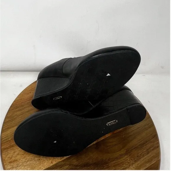 💋 Vionic Antonia Wedge pin up Retro Heels Shoes Black 10 orthopedic comf…