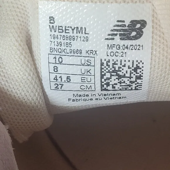 2 pairs Women's Walking/Running Shoes Adidas NMD &amp; New Balance Beaya Raw Silk