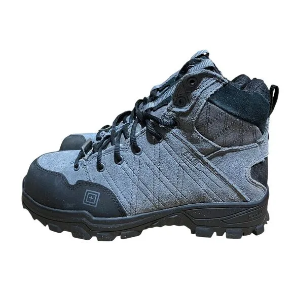 5.11 Boots Mens 8 Grey Cable Hiker Carbon tac CST Safety Toe Military Tactical