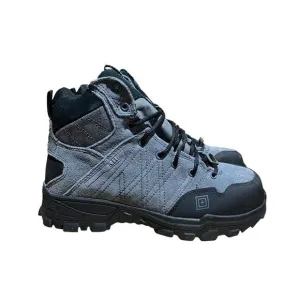 5.11 Boots Mens 8 Grey Cable Hiker Carbon tac CST Safety Toe Military Tactical