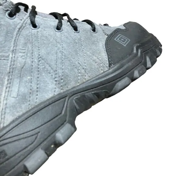 5.11 Boots Mens 8 Grey Cable Hiker Carbon tac CST Safety Toe Military Tactical