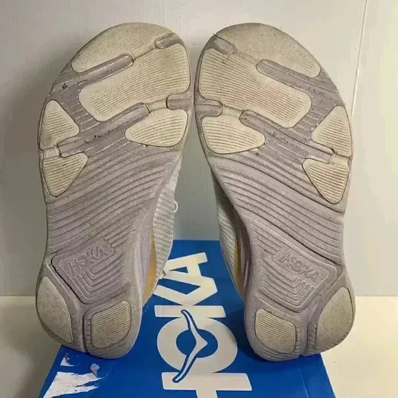 6007. Hoka M Solimar, White Running Shoes-US 8 Mens
