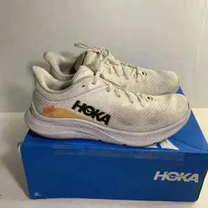 6007. Hoka M Solimar, White Running Shoes-US 8 Mens
