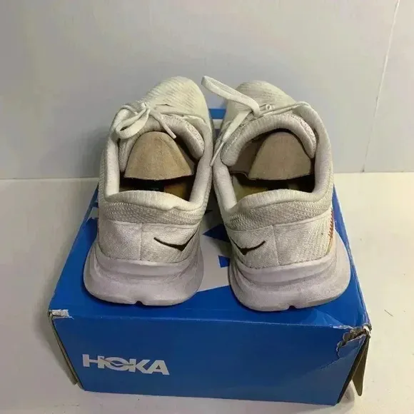 6007. Hoka M Solimar, White Running Shoes-US 8 Mens