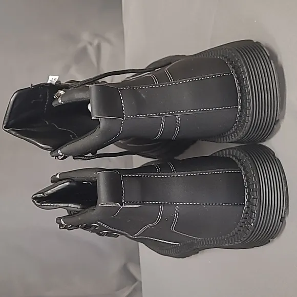 9k Safety JB Steel Toed Boots, Black, Size 11