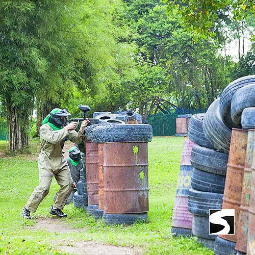 Activity paintball tropical jungle Koh Samui