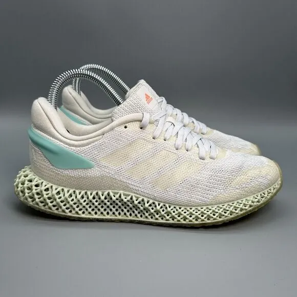 Adidas 4D Run 1.0 LTD Blue White Spirit Parley Running Shoes Mens 5 Womens 6