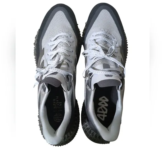 Adidas 4DFWD Running Shoes Halo Silver/Night Metallic Carbon