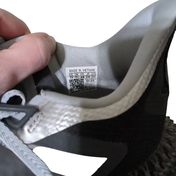 Adidas 4DFWD Running Shoes Halo Silver/Night Metallic Carbon