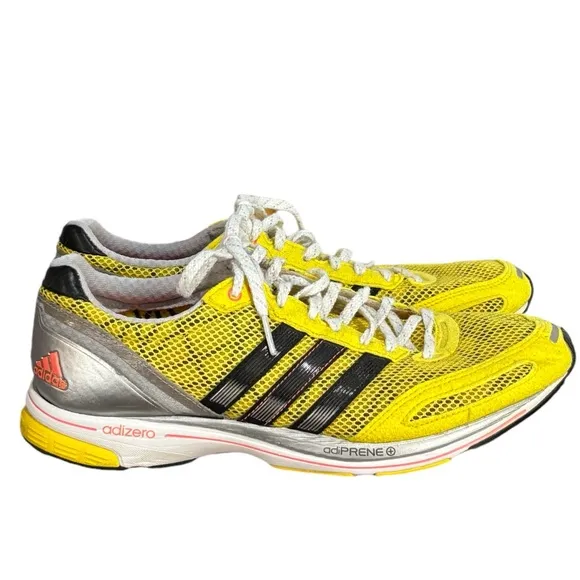 Adidas Adizero Adios Lace Up Running Jogging Shoes Size 8.5