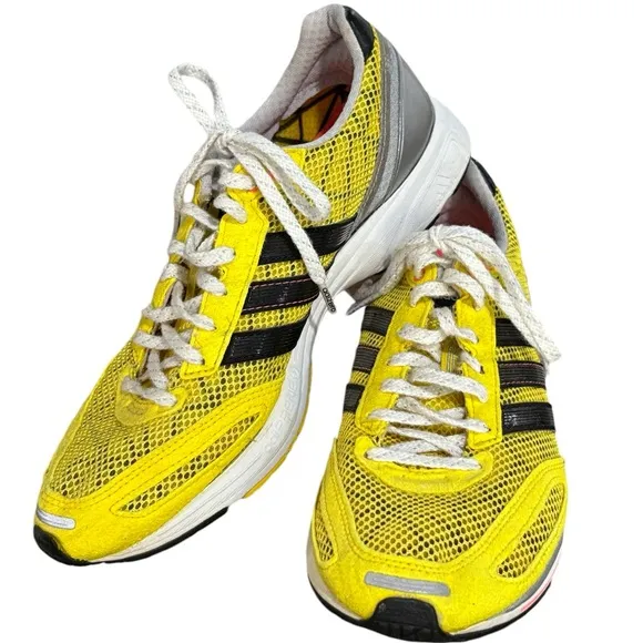 Adidas Adizero Adios Lace Up Running Jogging Shoes Size 8.5