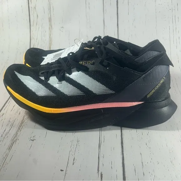 Adidas Adizero Adios Pro 3 Black Spark Running Shoes Womens Size 9 IG6431