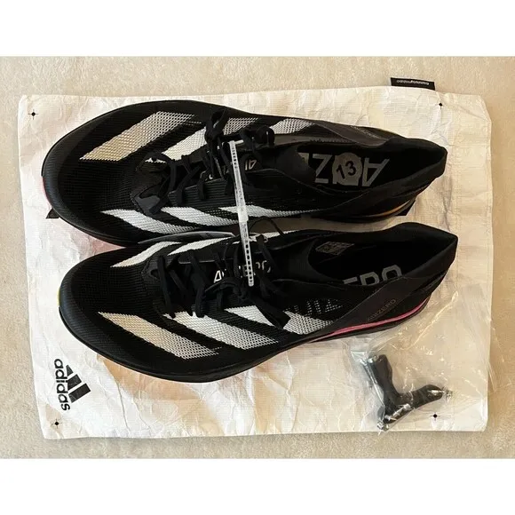 adidas Adizero Avanti Running Men Black Sneakers Athletic Cleat IG9910 NEW sz 13