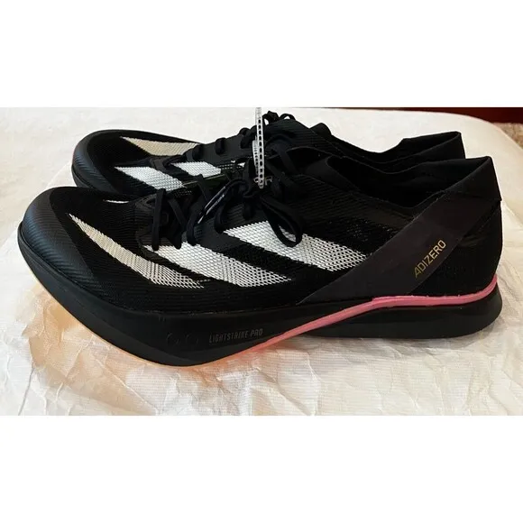 adidas Adizero Avanti Running Men Black Sneakers Athletic Cleat IG9910 NEW sz 13