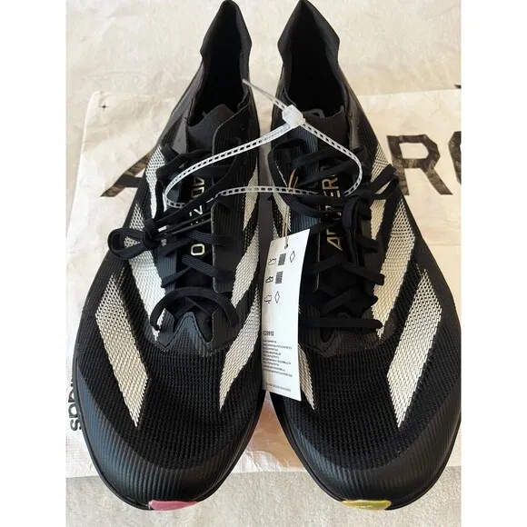 adidas Adizero Avanti Running Men Black Sneakers Athletic Cleat IG9910 NEW sz 13
