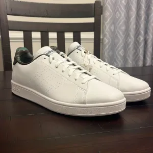 Adidas Advantage Base Shoes Sneakers new white camo GW9283 Mens Size 13