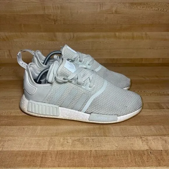 Adidas Boost NMD_RI Linen green ice mint lace-up sneakers Shoes mens size 10