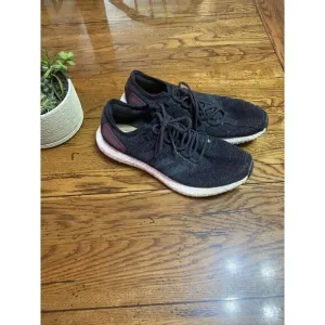 𝅺adidas Burgundy Core Black Cloud White Solar Red Running Shoes Mens 11