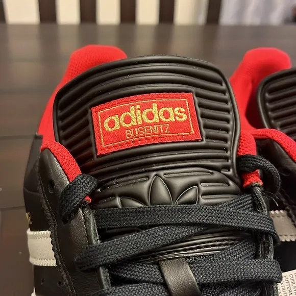 Adidas Busenitz Skateboarding Shoes Sneakers new IF4620 Black red Mens Size 11.5
