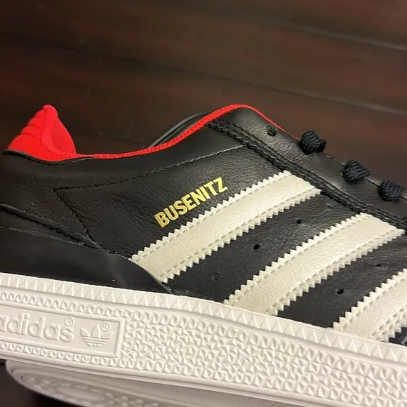 Adidas Busenitz Skateboarding Shoes Sneakers new IF4620 Black red Mens Size 11.5