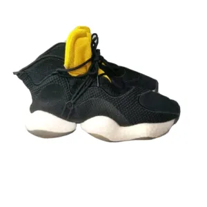 Adidas Crazy BYW Shoes Men's Size 8.5   Sneakers Black Yellow BD8009