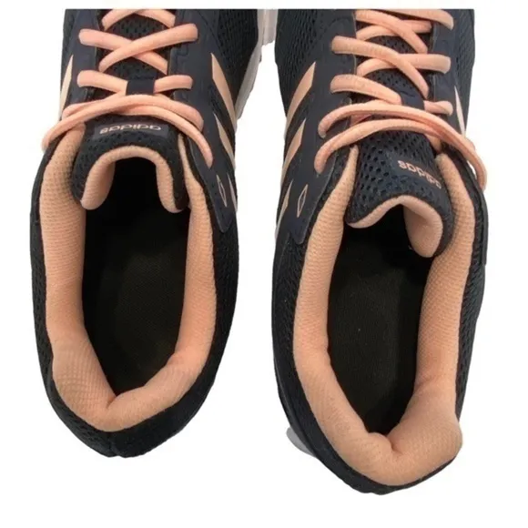 Adidas Duramo Lite 2.0 Blue Coral Peach Sneakers Running Shoes Size 9