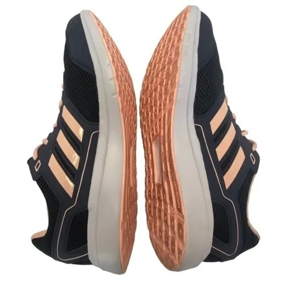 Adidas Duramo Lite 2.0 Blue Coral Peach Sneakers Running Shoes Size 9