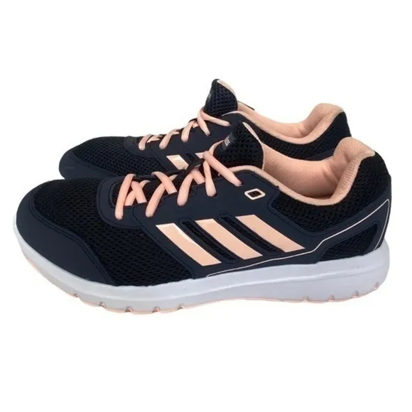 Adidas Duramo Lite 2.0 Blue Coral Peach Sneakers Running Shoes Size 9