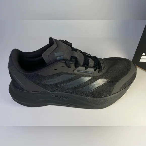 Adidas Duramo Womans Size 7 Speed Running Sneakers Shoes Black Carbon IE…