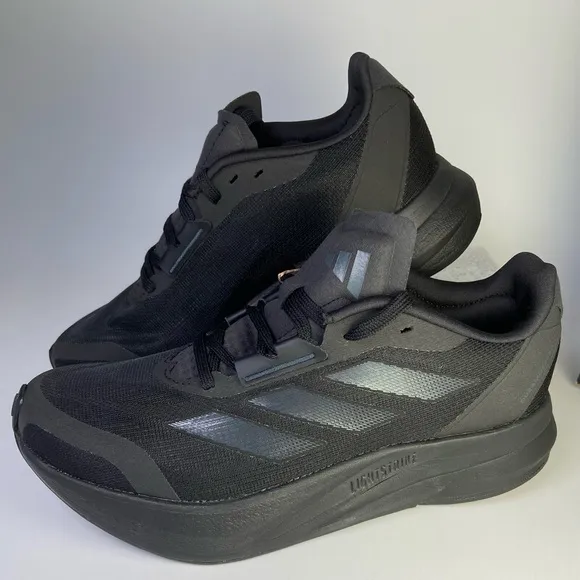 Adidas Duramo Womans Size 7 Speed Running Sneakers Shoes Black Carbon IE…