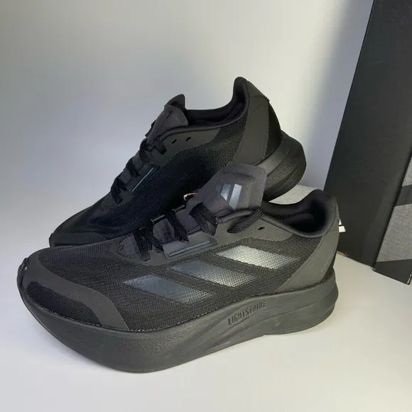 Adidas Duramo Womans Size 7 Speed Running Sneakers Shoes Black Carbon IE…