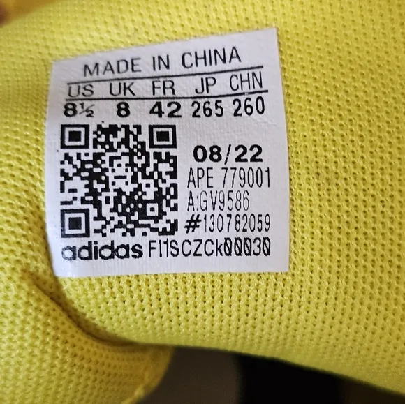 Adidas Harden Taxi Vol. 6 Sneakers Shoes Yellow Brooklyn NY Men 8.5 GV9586