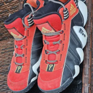 Adidas Keyshawn Johnson EQT Key Trainer Shoes C75392 Red/Blk/Wht/Gold Mn Sz 10.5