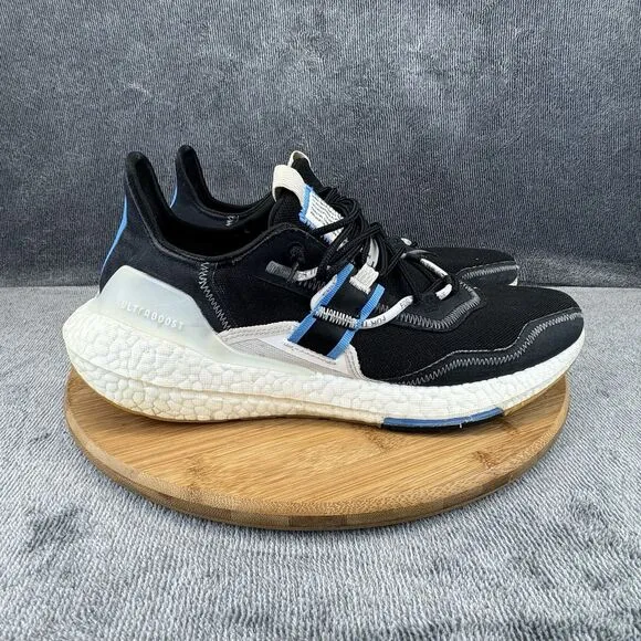 Adidas Mens Parley X UltraBoost 21 Size 10.5  Shoes Black Grey Running No Insole