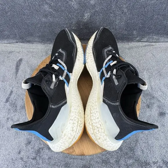 Adidas Mens Parley X UltraBoost 21 Size 10.5  Shoes Black Grey Running No Insole