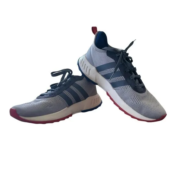 Adidas Mens Phosphere Gray Running Shoes‎ Sneakers - Size 8.5