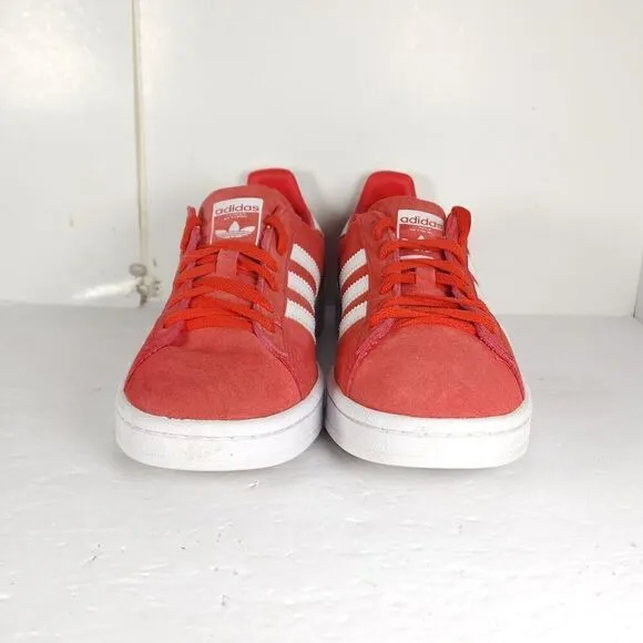Adidas Men's Samba US 9 Red Suede Low-Cut Sneakers Shoes LHG 029003