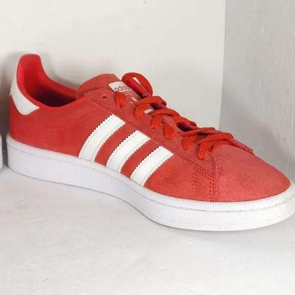 Adidas Men's Samba US 9 Red Suede Low-Cut Sneakers Shoes LHG 029003