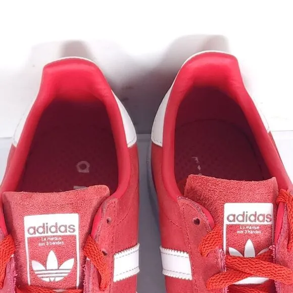 Adidas Men's Samba US 9 Red Suede Low-Cut Sneakers Shoes LHG 029003