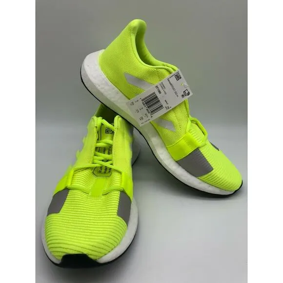 adidas Men's Senseboost GO Running Shoes Neon/Yellow Sneakers EF1580 Size 9.5