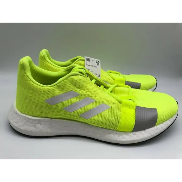 adidas Men's Senseboost GO Running Shoes Neon/Yellow Sneakers EF1580 Size 9.5
