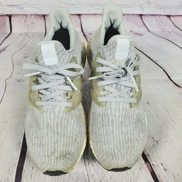 Adidas Men's Size 9 Grey Ultra Boost 3.0  Running Shoes