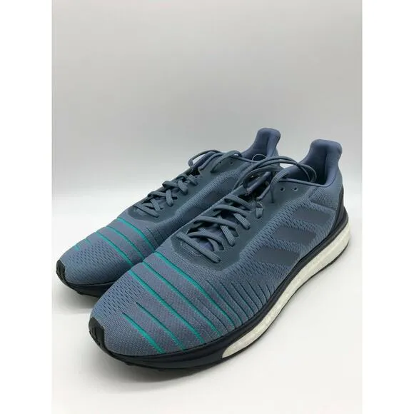adidas Men's Solar Drive Raw Steel Aqua Running Shoes AC8133 Size 13 NWT