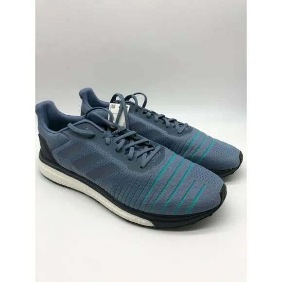 adidas Men's Solar Drive Raw Steel Aqua Running Shoes AC8133 Size 13 NWT