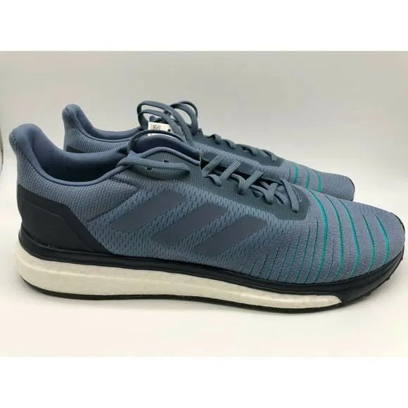 adidas Men's Solar Drive Raw Steel Aqua Running Shoes AC8133 Size 13 NWT