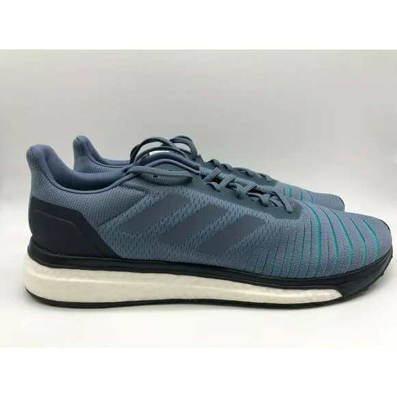 adidas Men's Solar Drive Raw Steel Aqua Running Shoes AC8133 Size 13 NWT