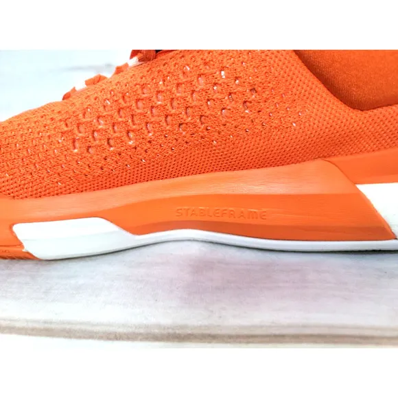 Adidas NBA Techfit Boost Shoes Size 14 Orange Signed 2015 RARE DEV SAMPLE
