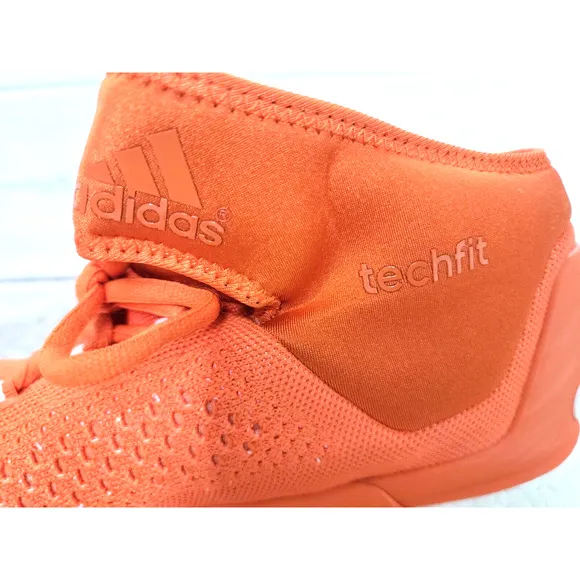 Adidas NBA Techfit Boost Shoes Size 14 Orange Signed 2015 RARE DEV SAMPLE