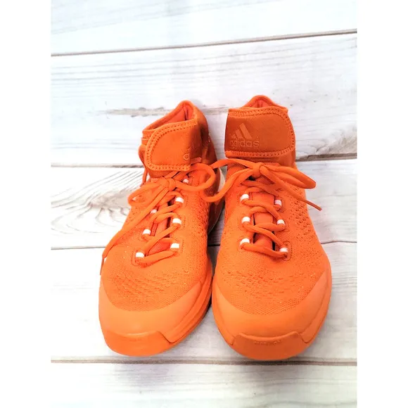 Adidas NBA Techfit Boost Shoes Size 14 Orange Signed 2015 RARE DEV SAMPLE