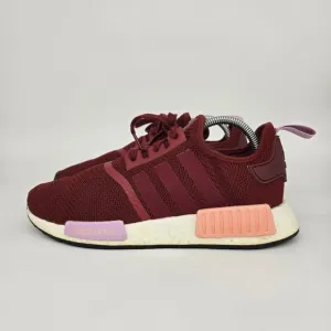 adidas NMD R1 Collegiate Burgundy Women's Running Shoes Size 9.5